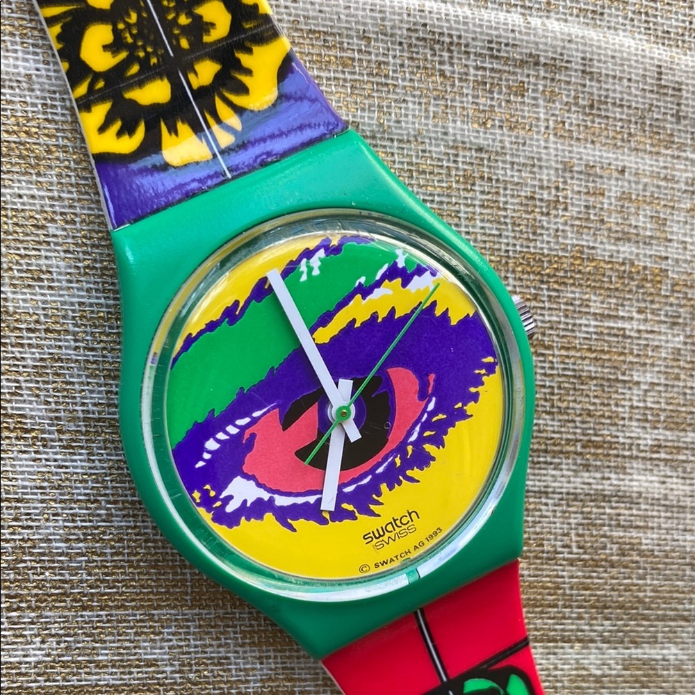 1990s RARE Swatch Seeing Eye Watch